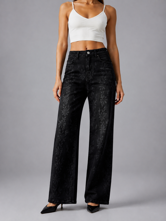 Women's Midnight Bloom Stretch Jeans