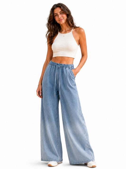 𝕐𝕊𝕋𝔾𝕌𝕀ℂ-Women's Ombré Wide-Leg Jeans